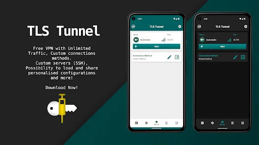 ภาพหน้าจอของ TLS Tunnel - Unlimited VPN