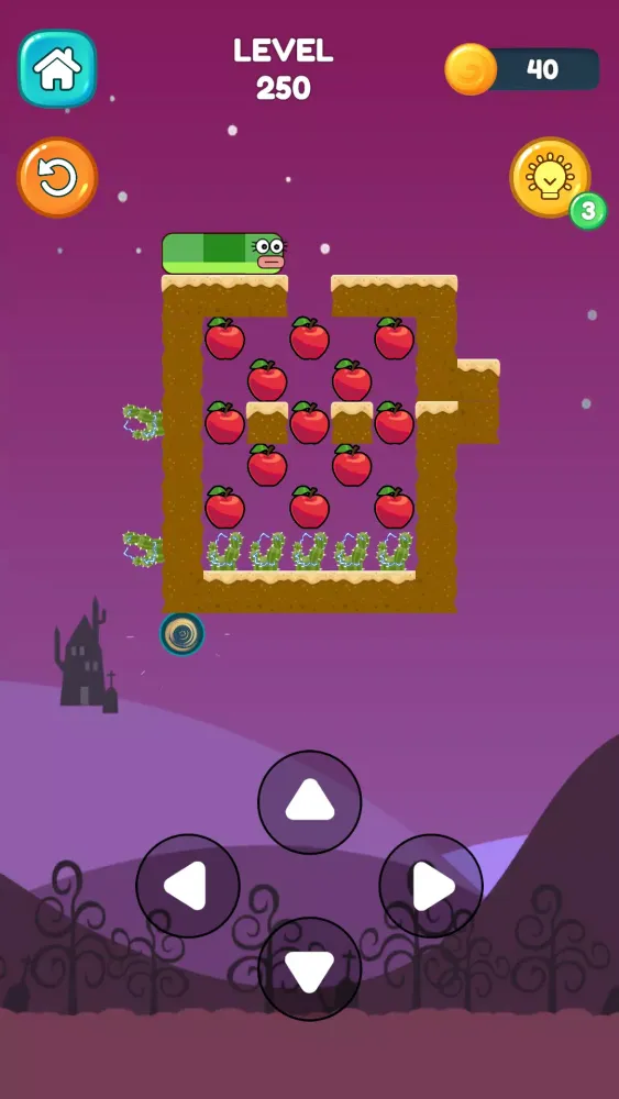 Скриншоты Apple Worm: Wormhole.io