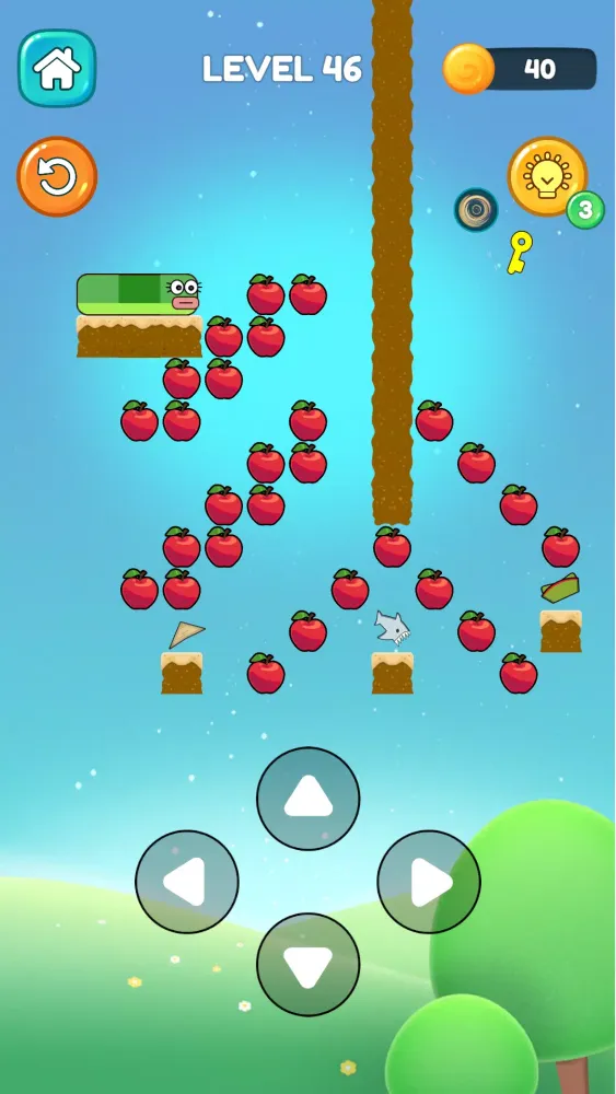 Скриншоты Apple Worm: Wormhole.io