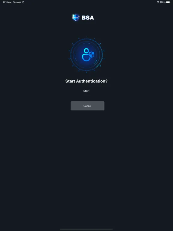 BSA Auth iPad  Screenshots