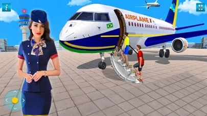 Captures d'écran de Flight Attendant-Sky Girl Game