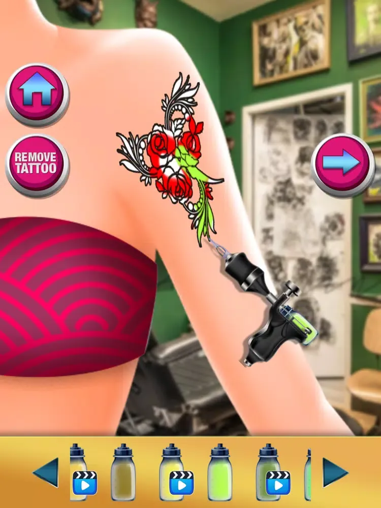 Ink Salon 3D - Tattoo Master iPad  स्क्रीनशॉट