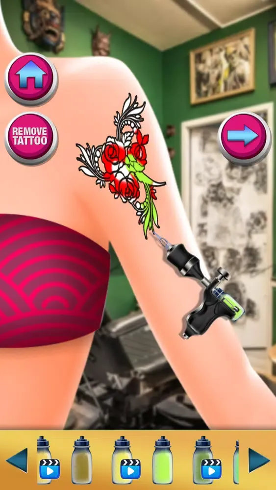 Ink Salon 3D - Tattoo Master स्क्रीनशॉट