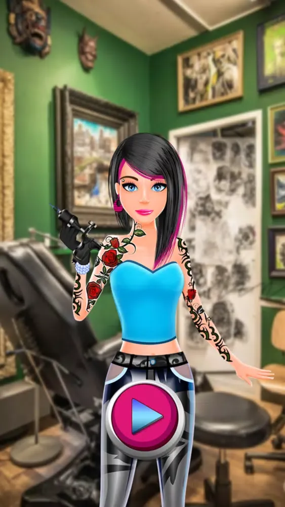 Ink Salon 3D - Tattoo Master स्क्रीनशॉट