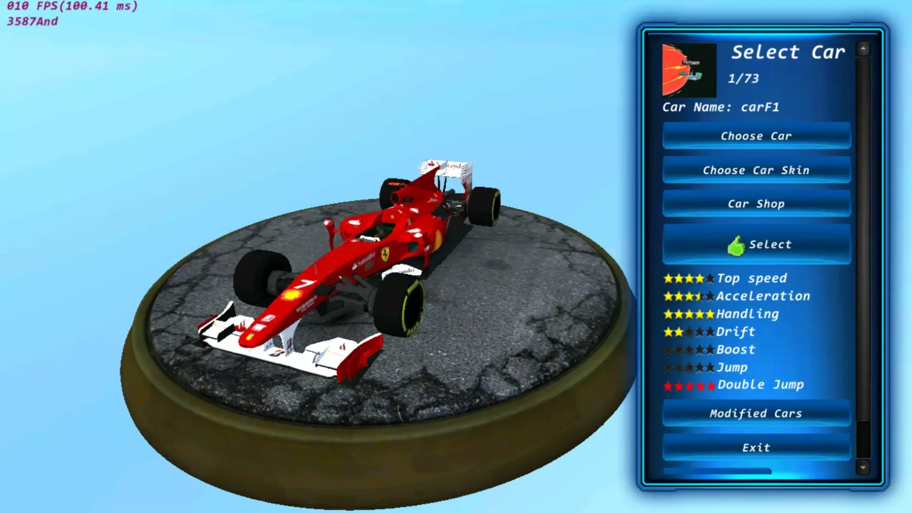 TrackRacing Online Screenshots