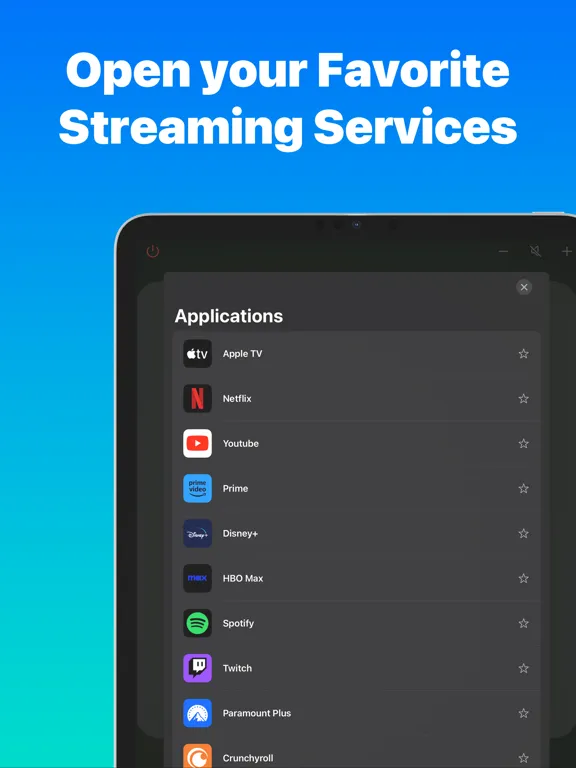Capturas de tela do Universal TV Remote · Mando iPad 