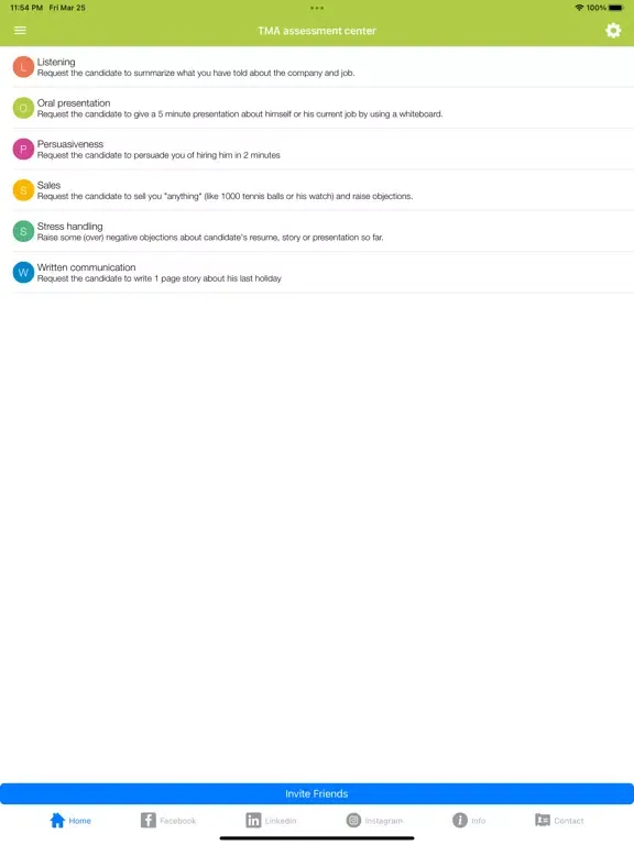 Captures d'écran de TMA Job Interview Questions iPad 