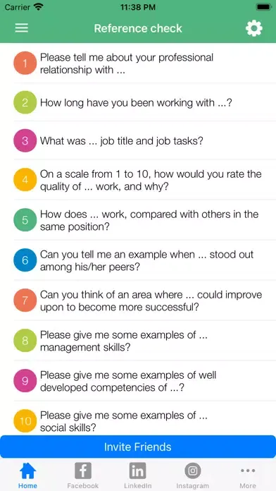 Captures d'écran de TMA Job Interview Questions