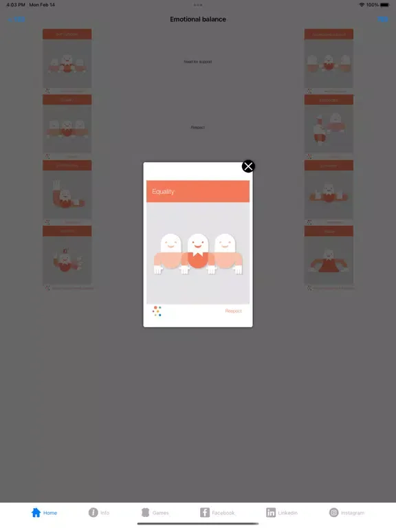 Capturas de tela do TMA Talent Game iPad 