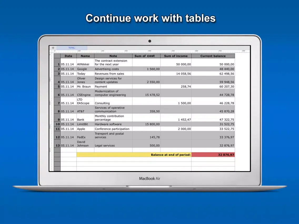 Expense income tracker pro iPad  سکرین شاٹس