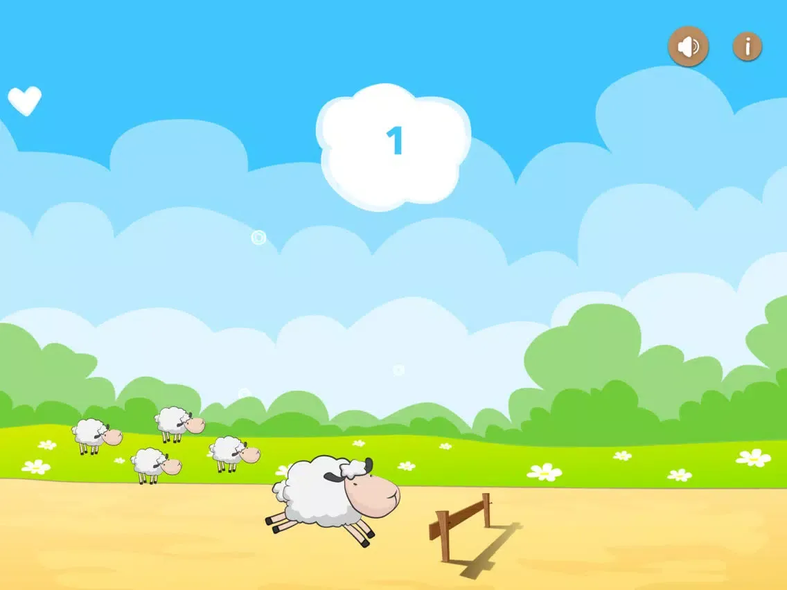 Tangkapan layar Sheep scoring village iPad 