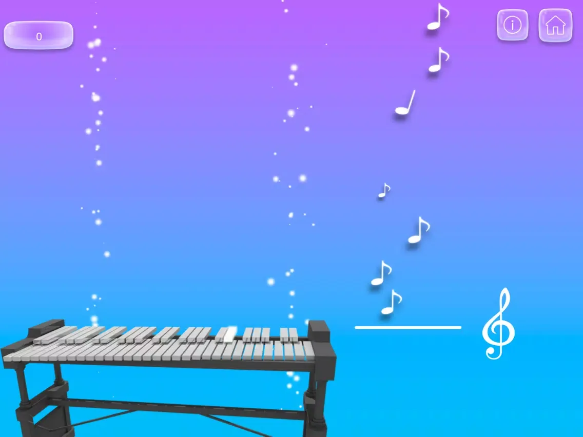 Tangkapan skrin Xylophone Pro Melody iPad 