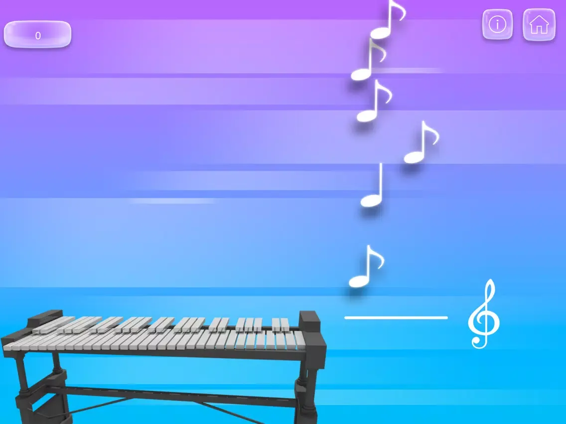 Tangkapan skrin Xylophone Pro Melody iPad 