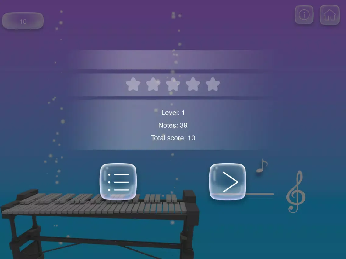 Tangkapan skrin Xylophone Pro Melody iPad 
