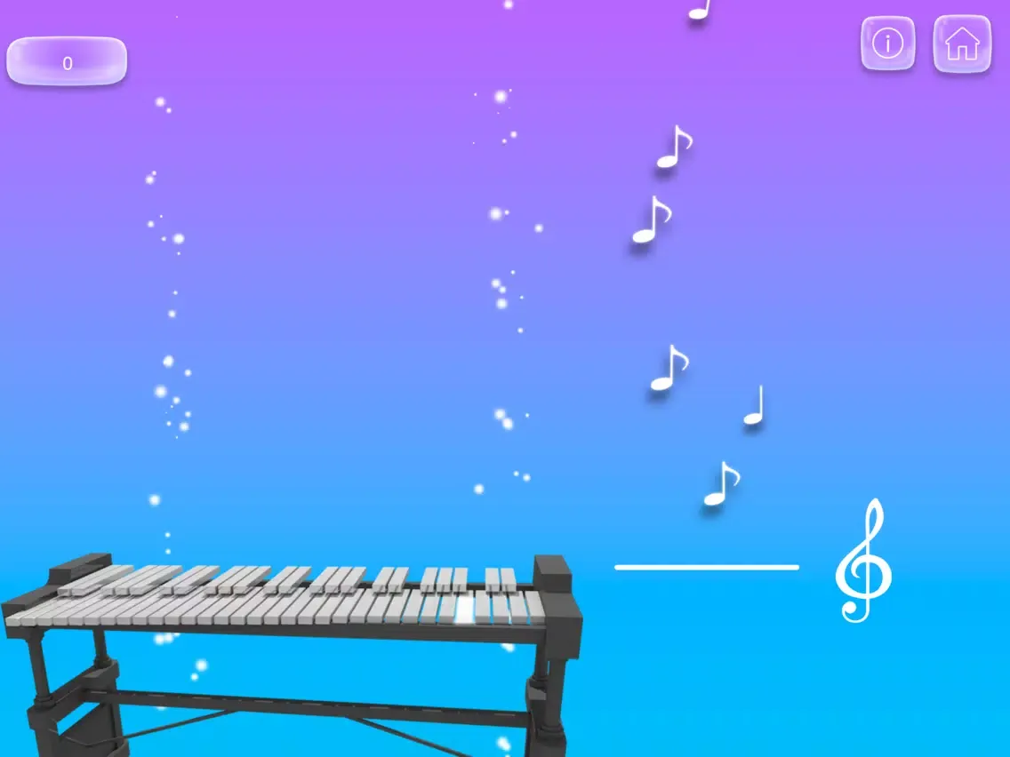 Tangkapan skrin Xylophone Pro Melody iPad 