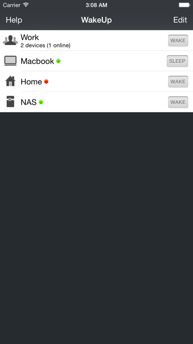 WakeUp - The Wake on LAN tool Screenshots