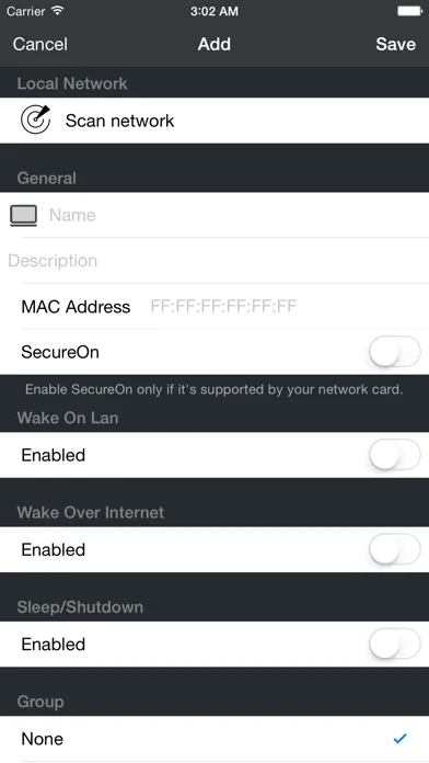 تصاویر WakeUp - The Wake on LAN tool