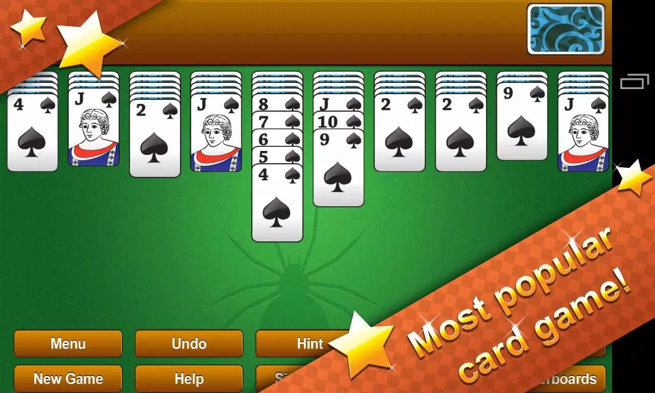 Ảnh chụp màn hình của Classic Spider Solitaire