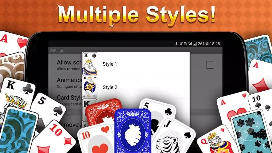 Ảnh chụp màn hình của Classic Spider Solitaire