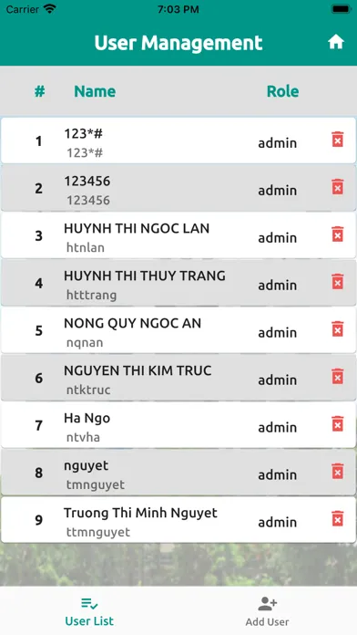 TMA Attendance Tracking স্ক্রিনশট