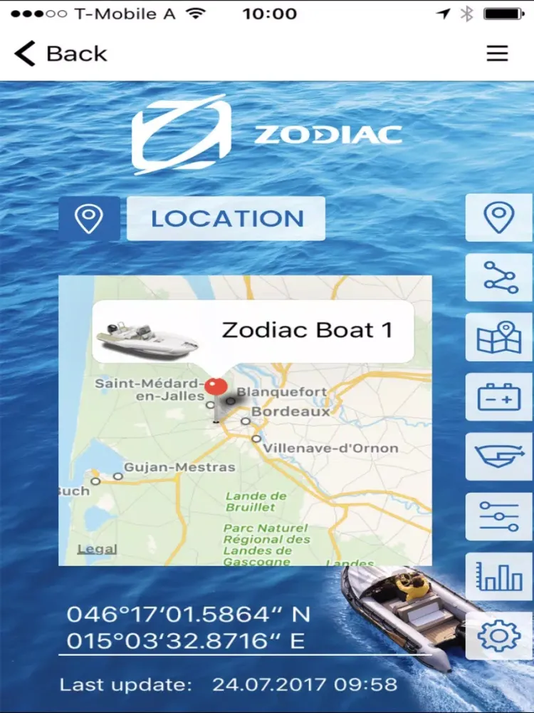 Zodiac Nautic iPad  スクリーンショット