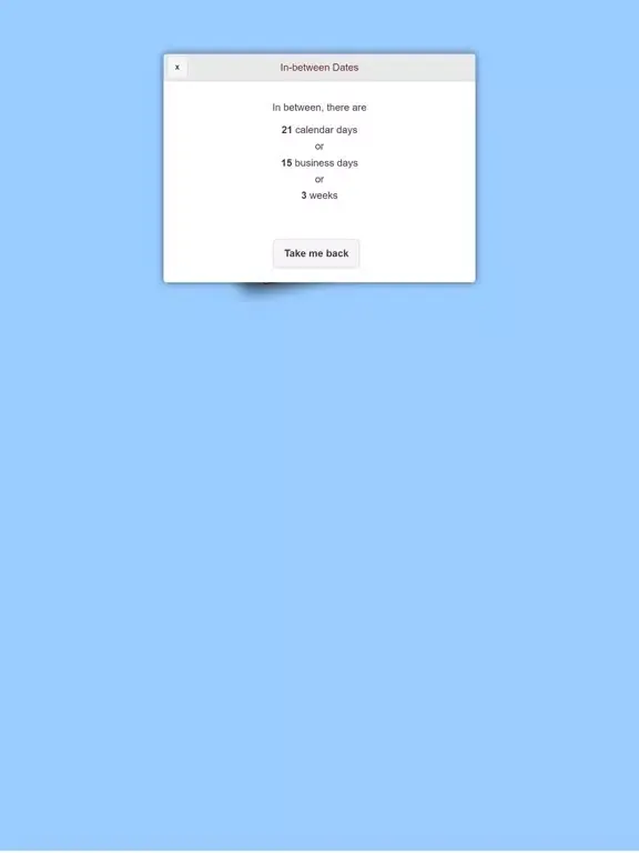 Скриншоты Calcu-Date iPad 