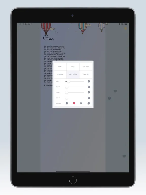 Tangkapan skrin Chappters - Notes iPad 
