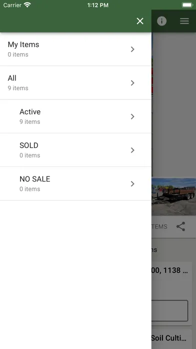 Tangkapan layar TMC Auction