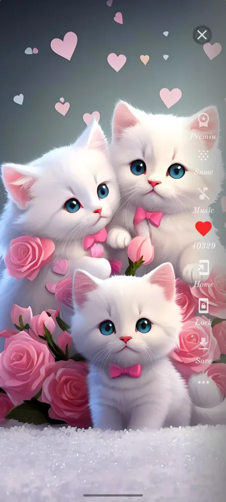 Ảnh chụp màn hình của Cute Cat Wallpaper HD