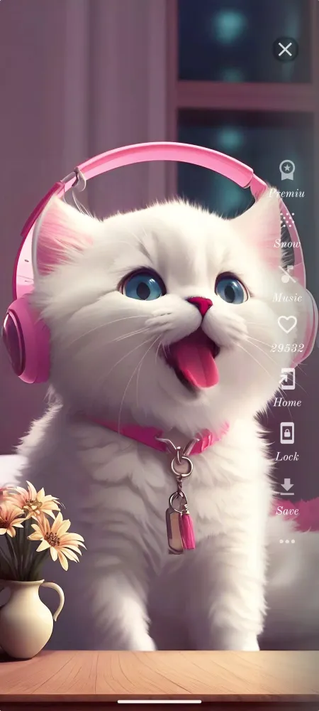 Ảnh chụp màn hình của Cute Cat Wallpaper HD