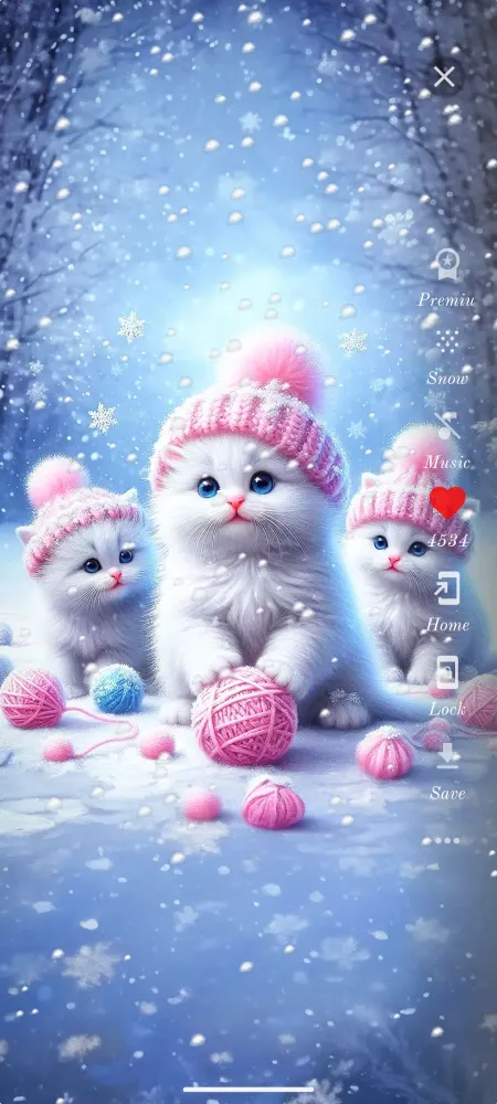 Ảnh chụp màn hình của Cute Cat Wallpaper HD