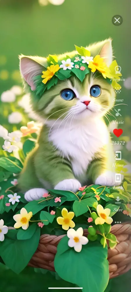 Ảnh chụp màn hình của Cute Cat Wallpaper HD