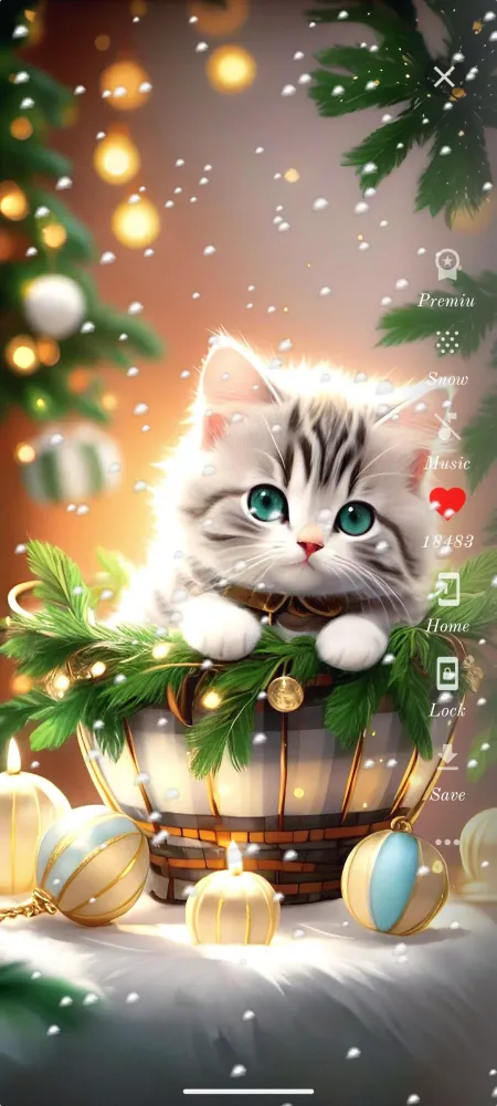 Ảnh chụp màn hình của Cute Cat Wallpaper HD