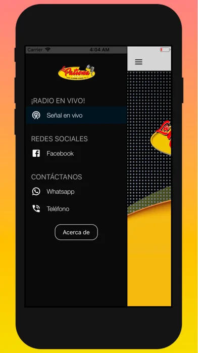 La Patrona Radio Screenshots