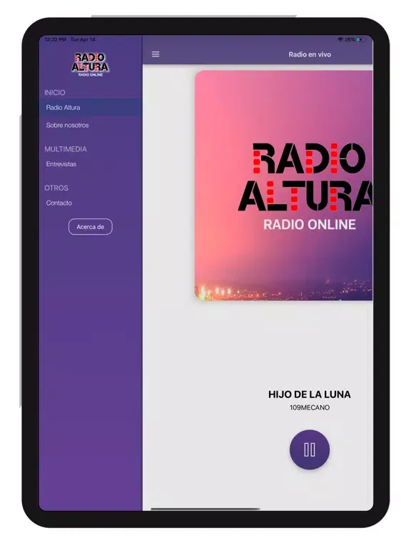 Capturas de pantalla de Radio Altura Bolivia iPad 