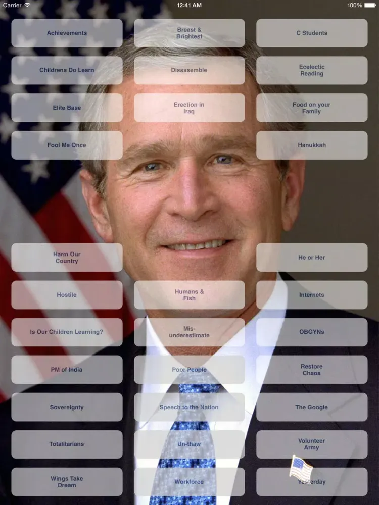 George Bush Soundbox iPad  Ekran Görüntüleri