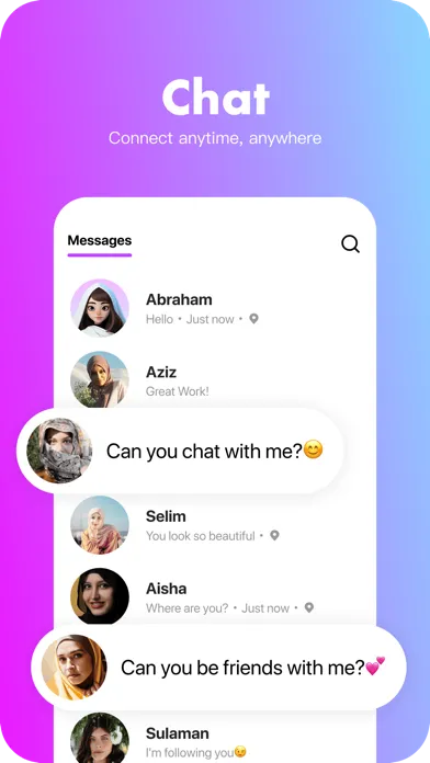 Captures d'écran de Yaha - Chat&Meet real friends
