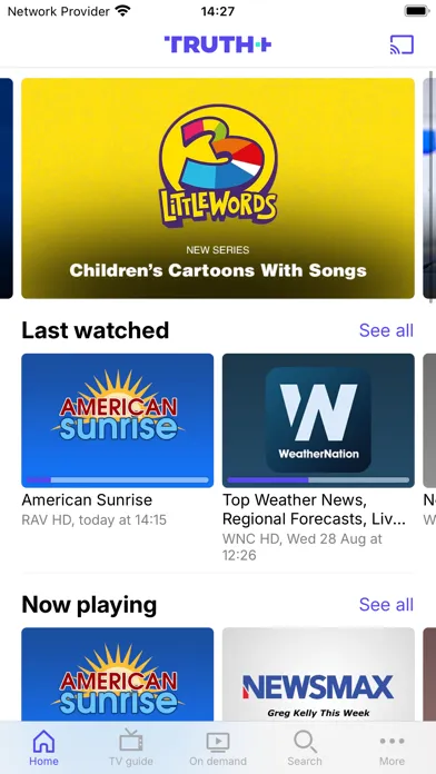 Tangkapan skrin TruthSocial+