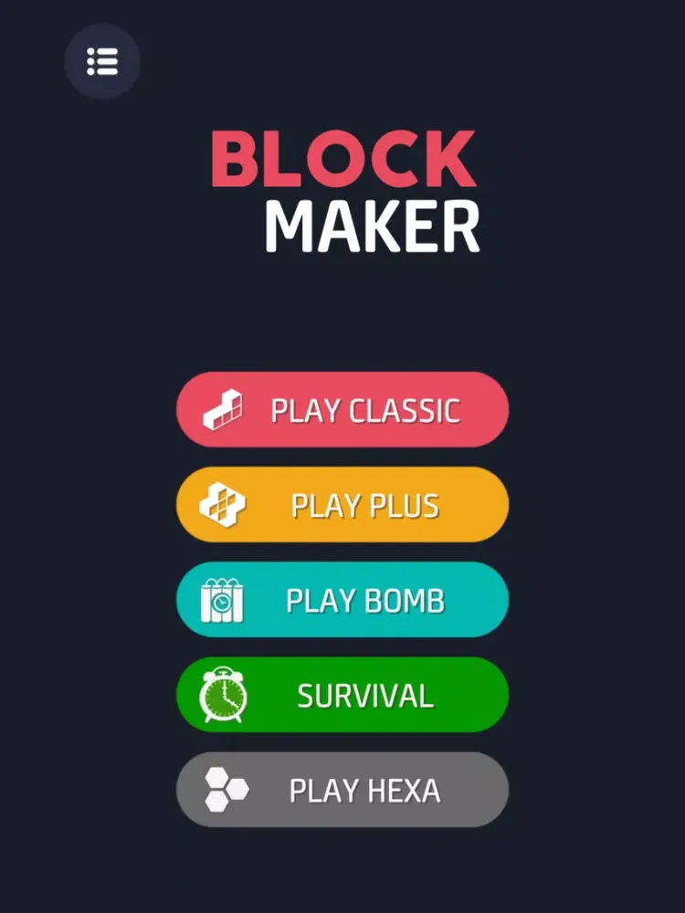 Capturas de tela do Block Maker iPad 