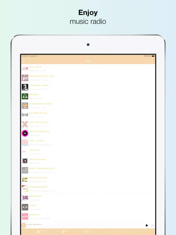 Simple Radio - Online FM iPad  Screenshots
