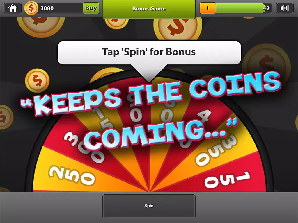 Tangkapan skrin "Cheer Girls Slots of Fun: Supreme Ultra Bonanza 5 reel Slot Machine with Incredible Layout Wins" iPad 