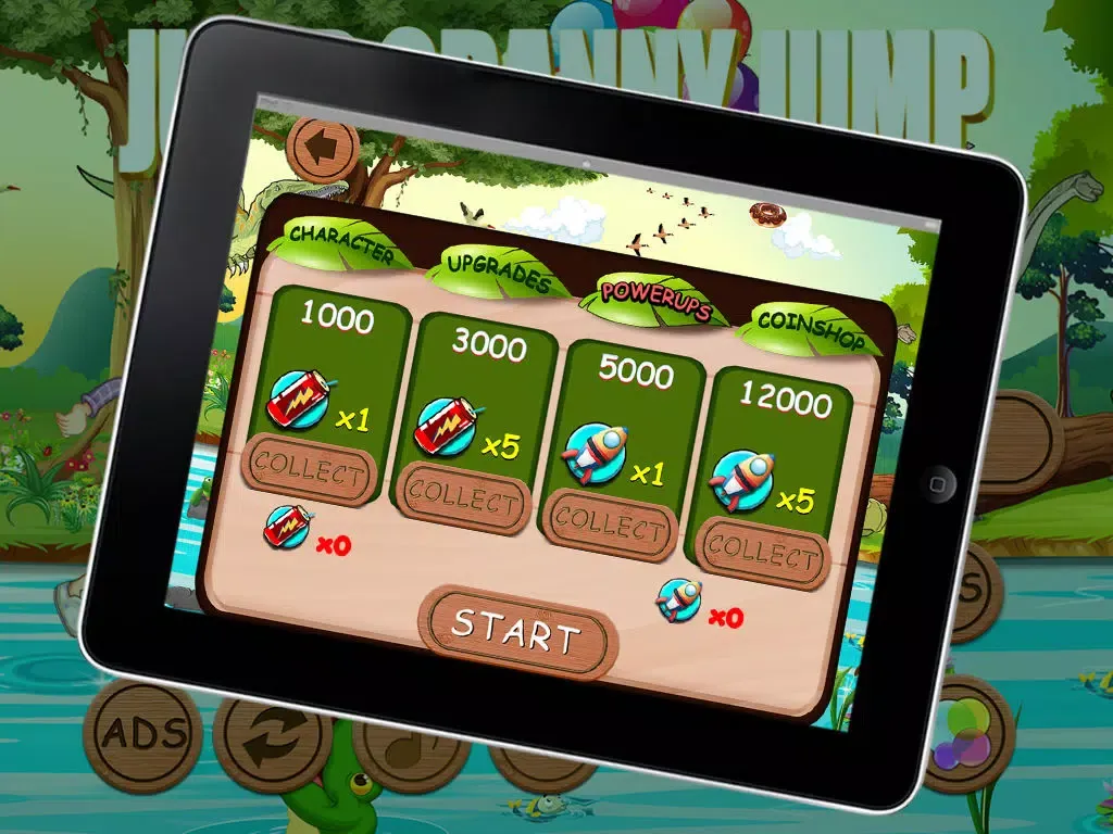 Tangkapan skrin Help Grandma Jump Through the River to Escape from the Crocodiles iPad 