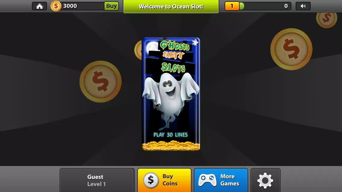 Captures d'écran de Ghost Party Halloween Slots