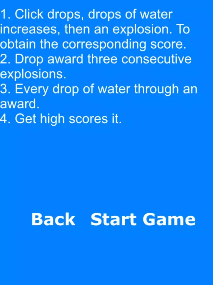 Drops Explode iPad  スクリーンショット