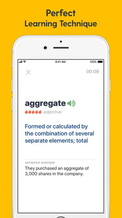 Captures d'écran de English Words - Intermediate