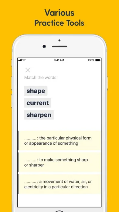 Captures d'écran de English Words - Intermediate