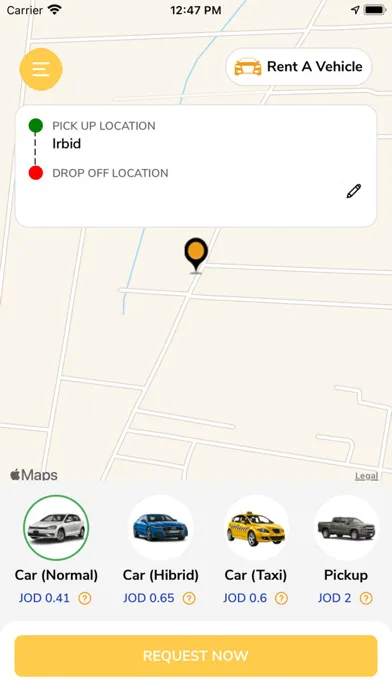 ภาพหน้าจอของ snaptaxi