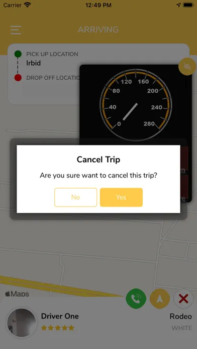 ภาพหน้าจอของ snaptaxi