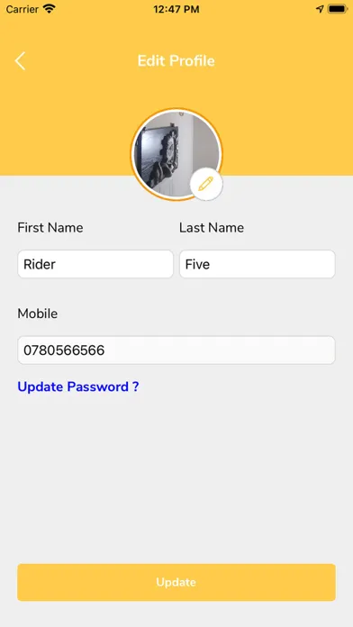 ภาพหน้าจอของ snaptaxi
