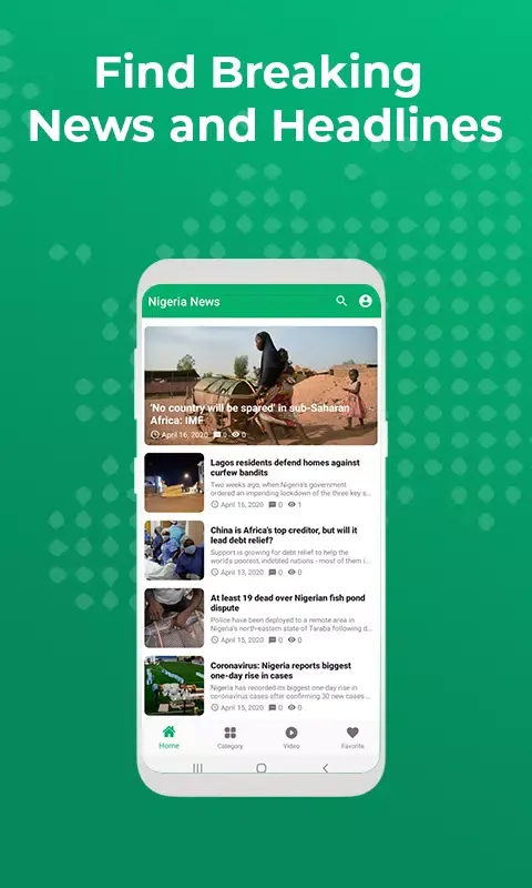 Tangkapan layar Nigeria News